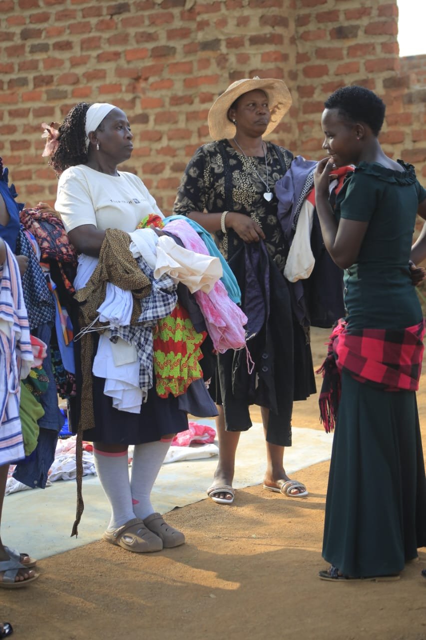 Our proffessional staff conducting a home visit in Bweyogerere